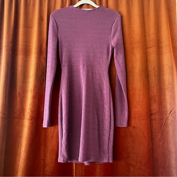 Wild Fable Sparkly long sleeve cut out bodycon dress - Picture 5 of 6